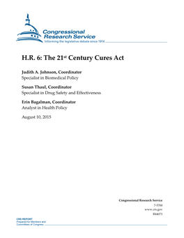 The 21St Century Cures Act