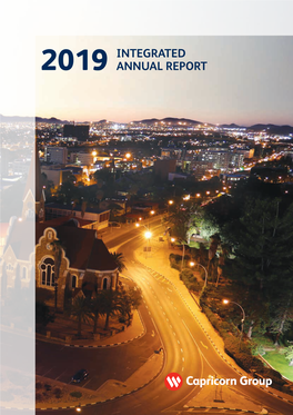Integrated Annual Report 2019 Integrated Annu Al