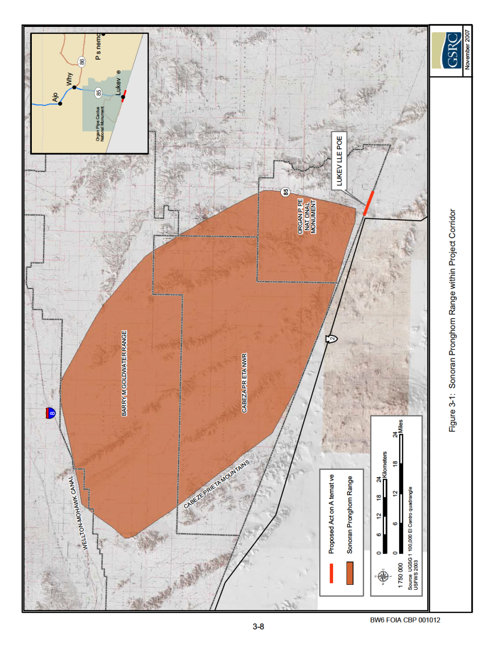 Pima County Is Included in Appendix B