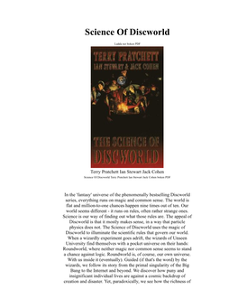 Science of Discworld Terry Pratchett Ian Stewart Jack Cohen Bok PDF