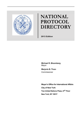 National Protocol Directory