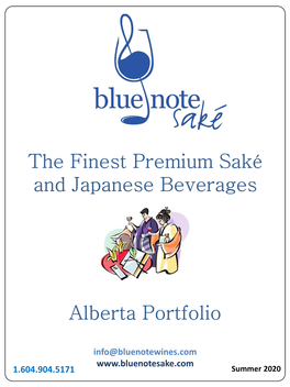 The Finest Premium Saké and Japanese Beverages Alberta Portfolio