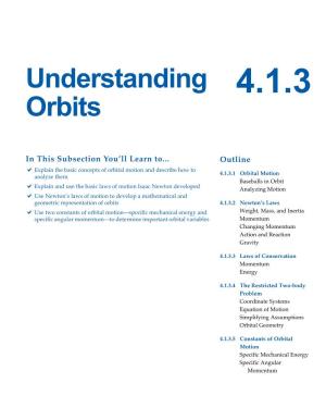 4.1.3 Understanding Orbits