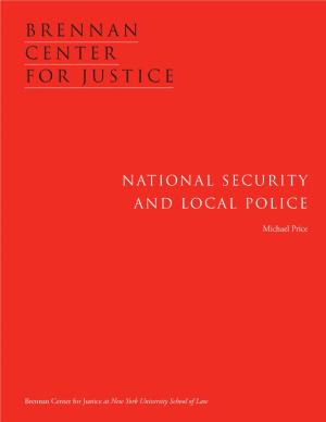 National Security and Local Police