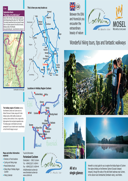 Wonderful Hiking Tours Cochem Holiday Region