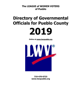 Directory of Government Officials 2019
