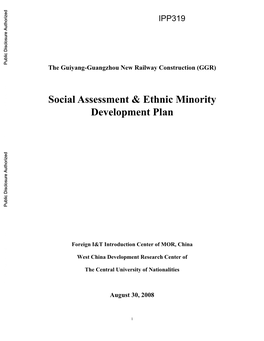 4.5 Ethnic Minority Groups