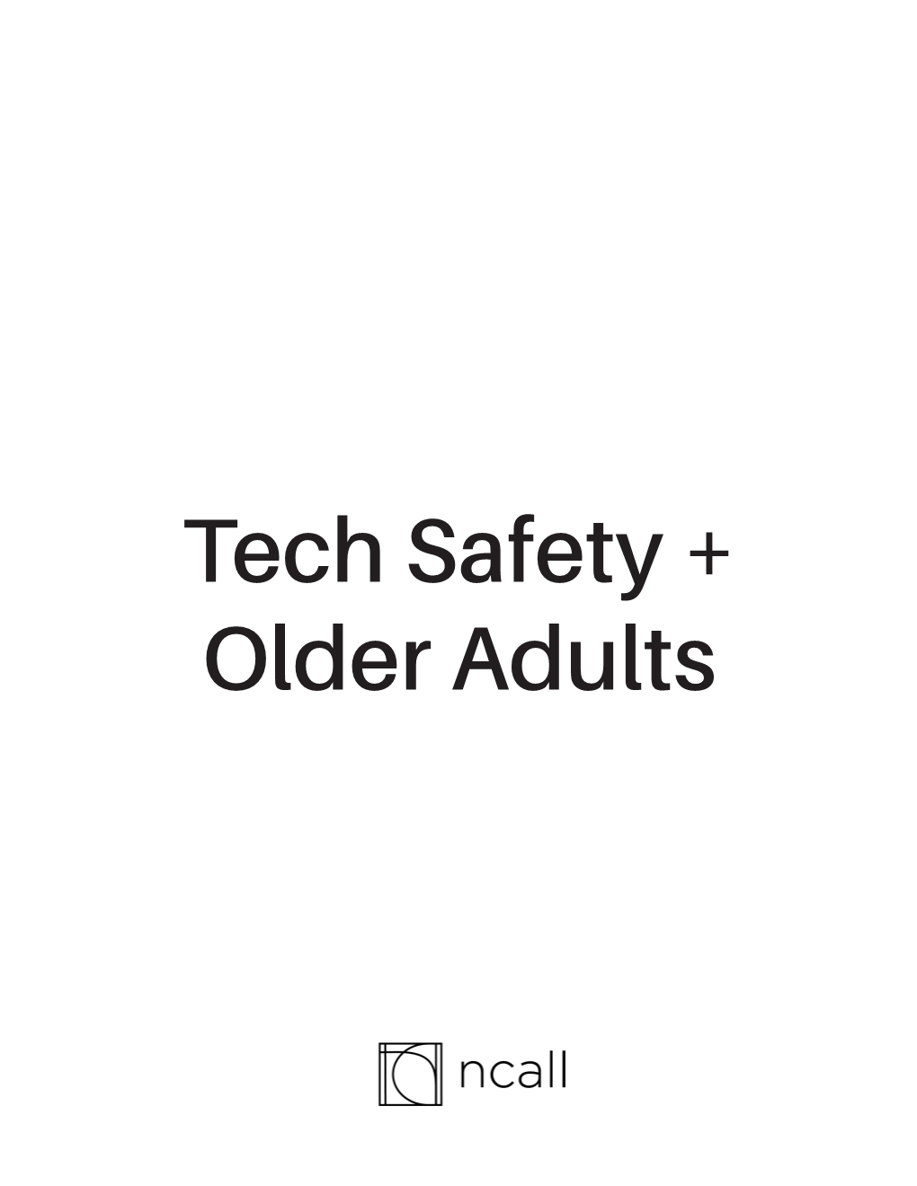 Tech Safety + Older Adults Toolkit