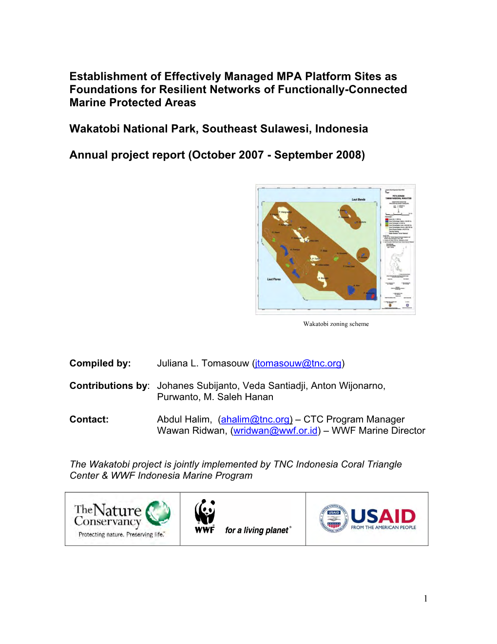Establishment of Effectively Managed MPA Platform Sites As Foundations for Resilient Networks of Functionally-Connected Marine Protected Areas