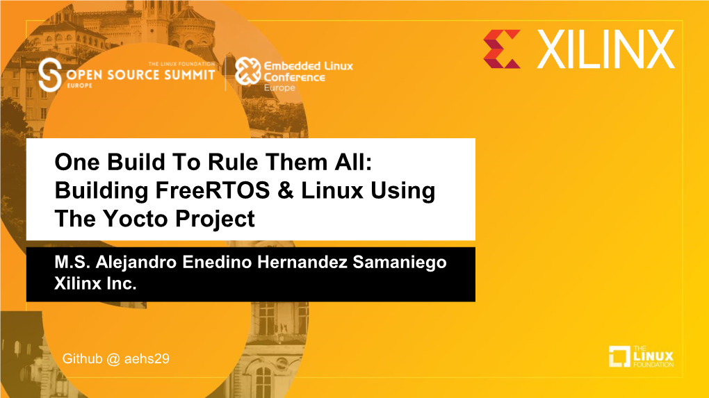 Building Freertos & Linux Using the Yocto Project