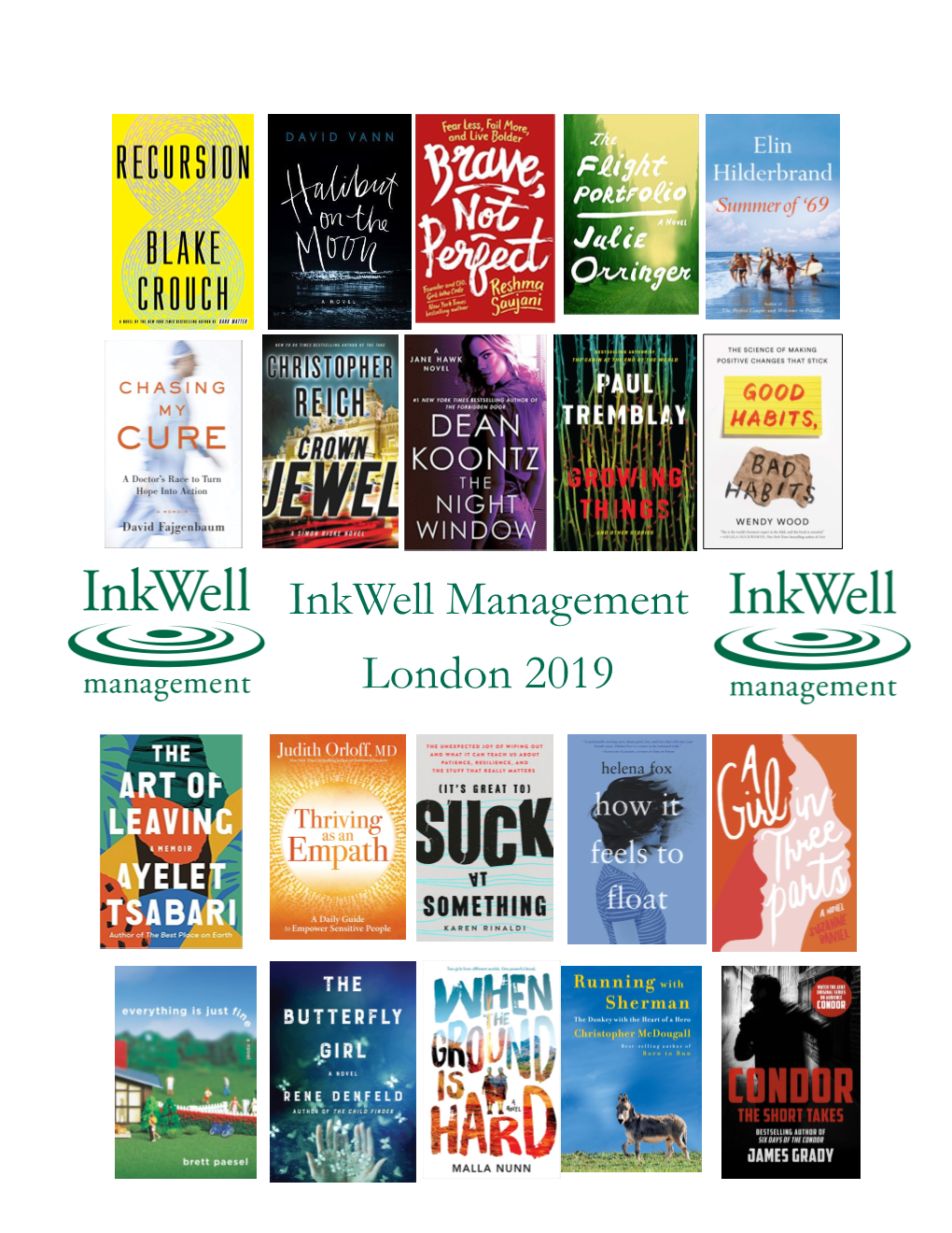 Inkwell Management London 2019