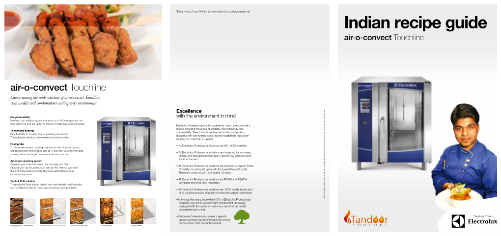 Indian Recipe Guide Air-O-Convect Touchline