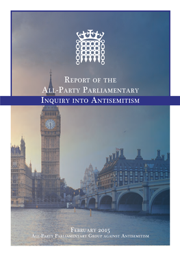 Report of the All-Party Parliamentary Inquiry Into Antisemitism