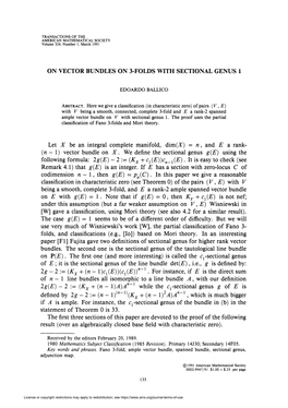 On Vector Bundles on 3-Folds with Sectional Genus 1