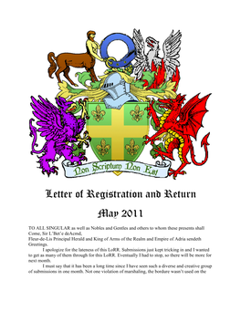 Heraldry Manual January 2011