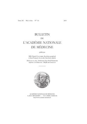 Bulletin L'académie Nationale De Médecine