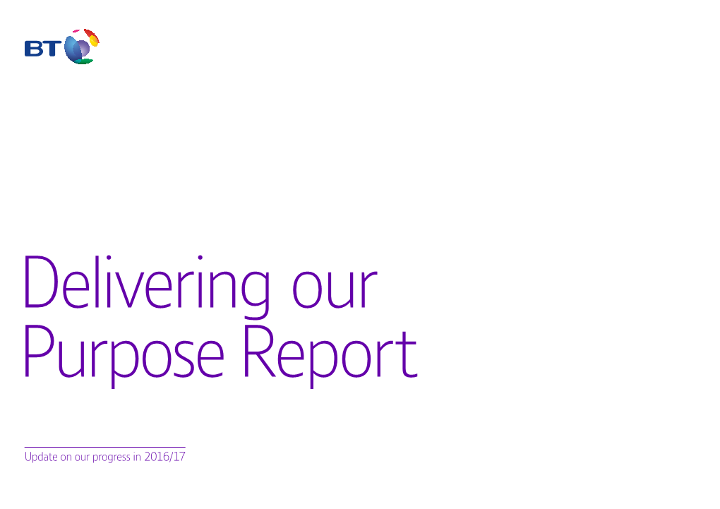 Delivering Our Purpose 2017 Full Report