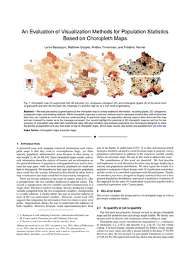 An Evaluation of Visualization Methods for Population Statistics Based on Choropleth Maps