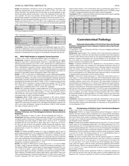 Gastrointestinal Pathology