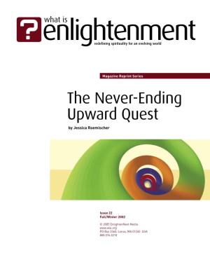 The Never-Ending Upward Quest by Jessica Roemischer