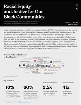 DIGEST for Racial Equity and Justice for Our Black Communities
