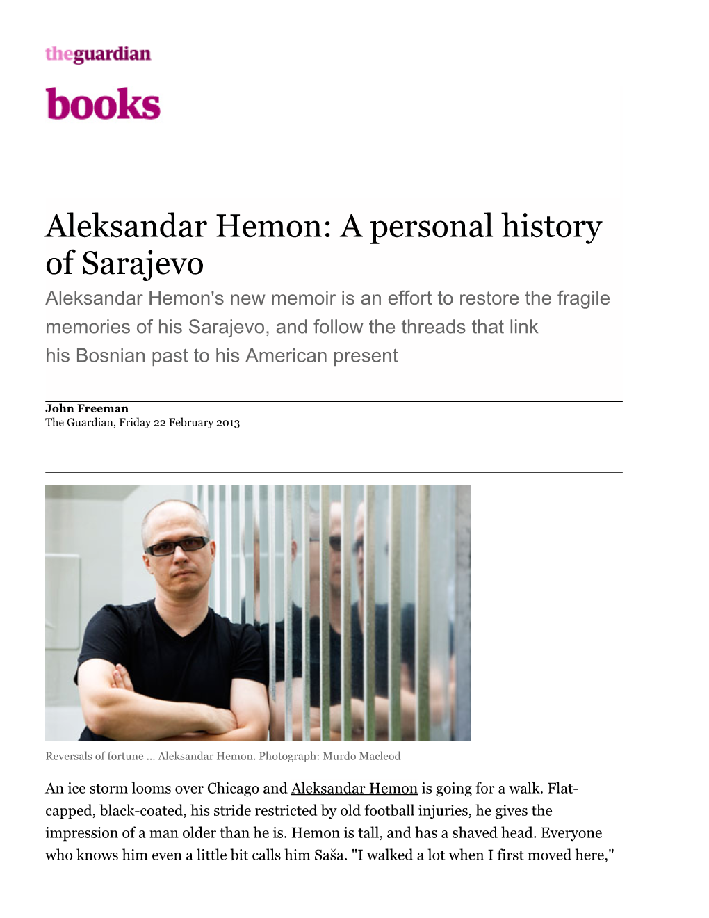 Aleksandar Hemon