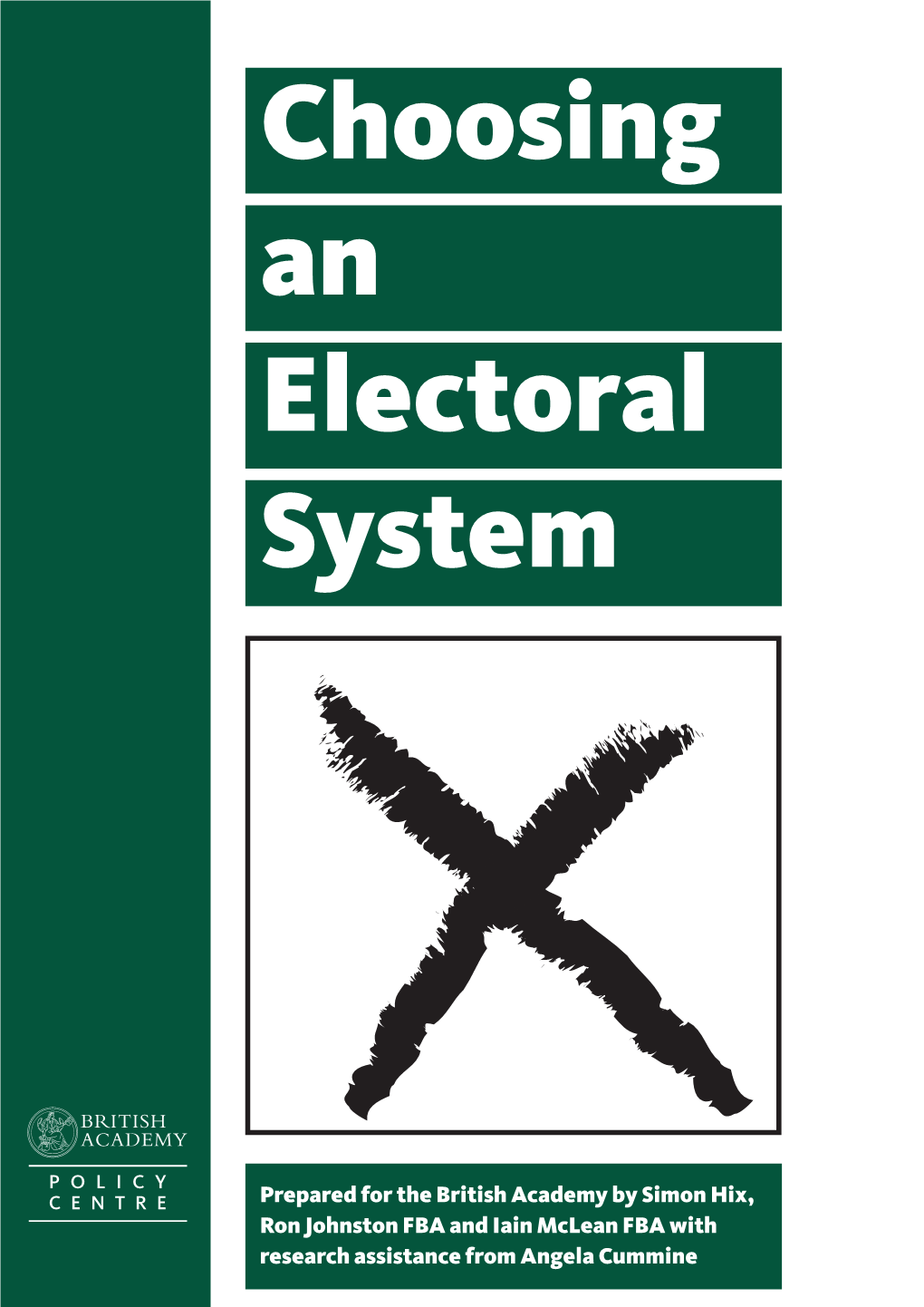 Choosing an Electoral System