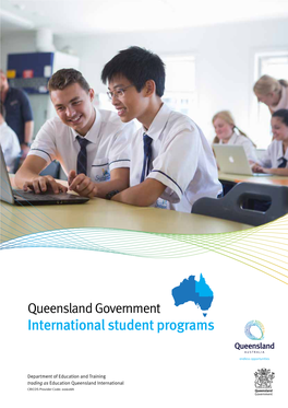 Queensland Government International Student Programs
