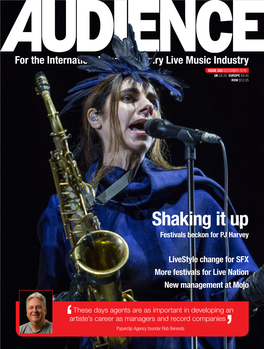 Shaking It up Festivals Beckon for PJ Harvey