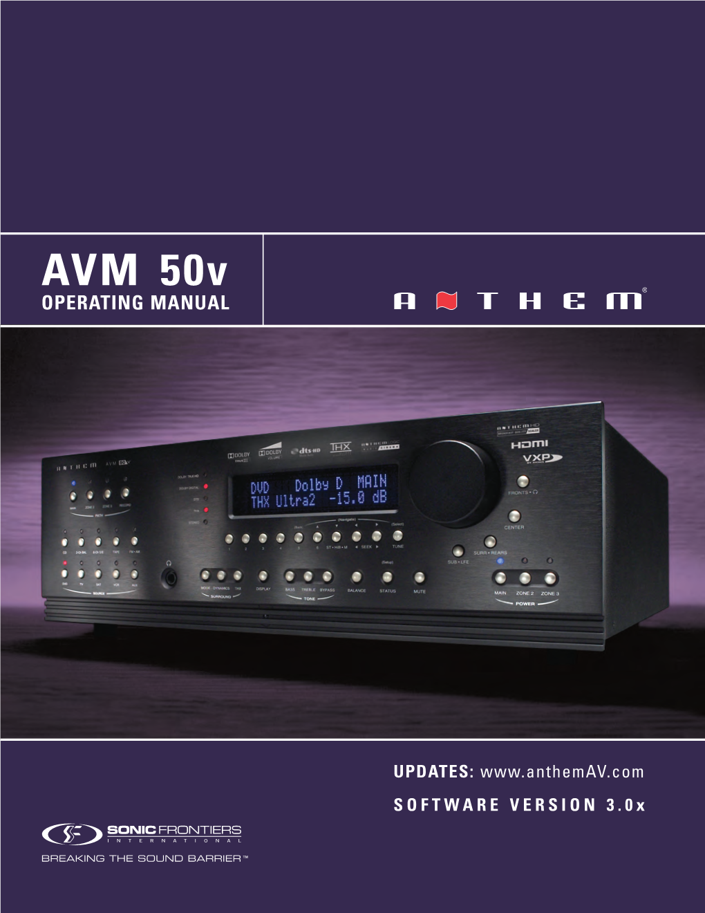 AVM 50V Manual
