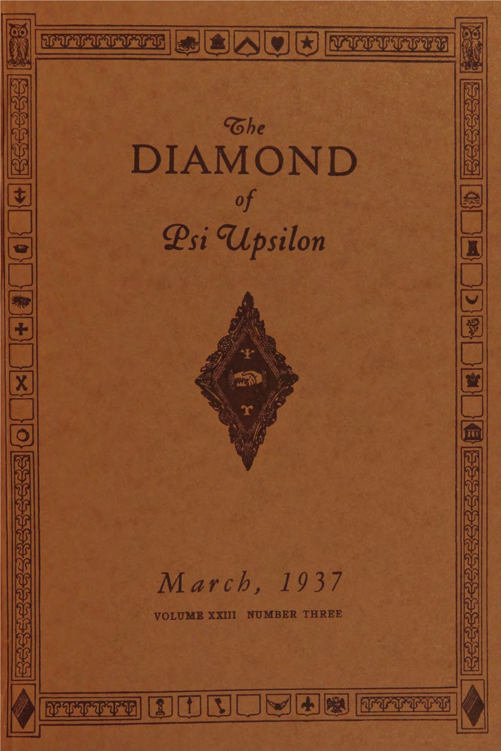 The Daimond of Psi Upsilon Mar 1937