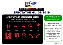 Spectator Guide 2019