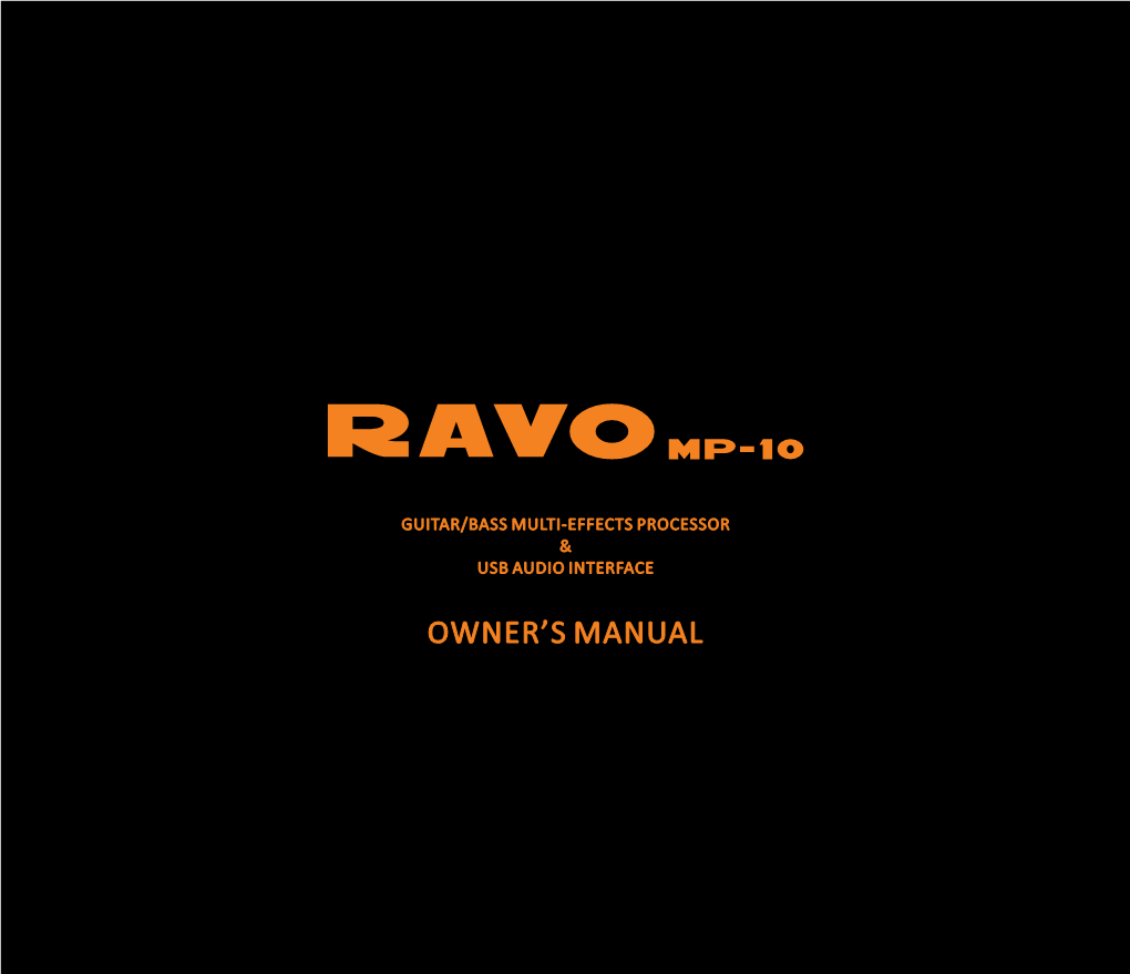 Hotone-Ravo-Manuel-Utilisateur-En-69583.Pdf