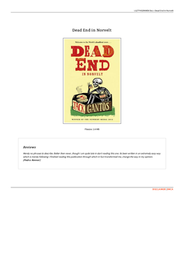 Read Book \\ Dead End in Norvelt
