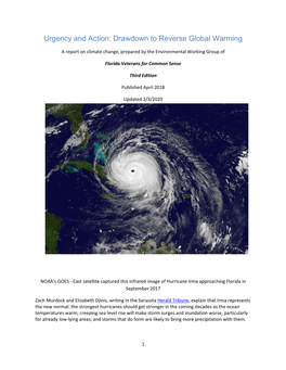 Drawdown to Reverse Global Warming