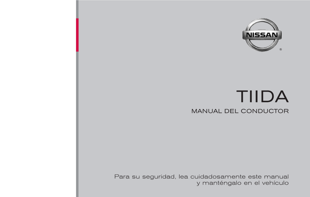 2016 Nissan Tiida Owner's Manual