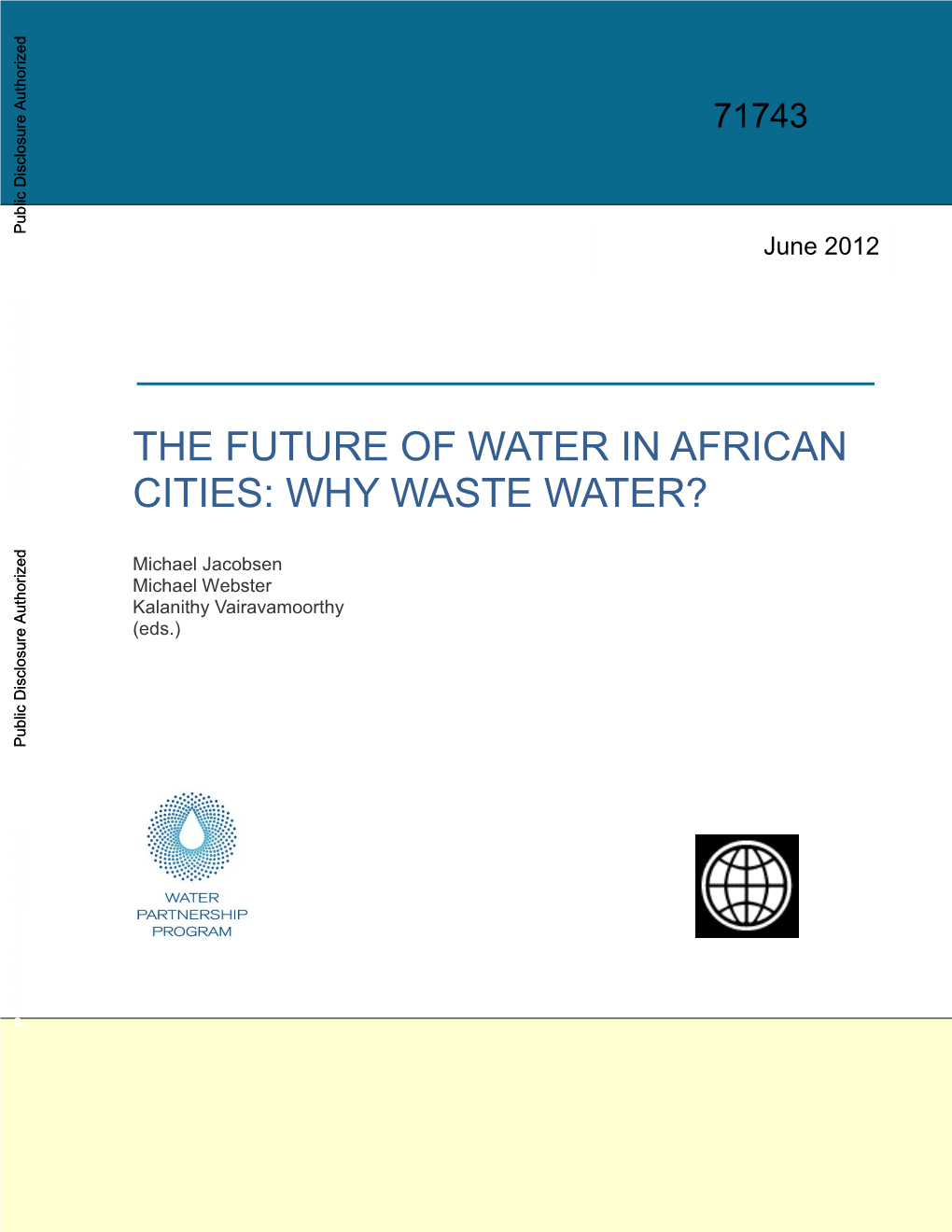 1 Africa's Emerging Urban Water Challenges