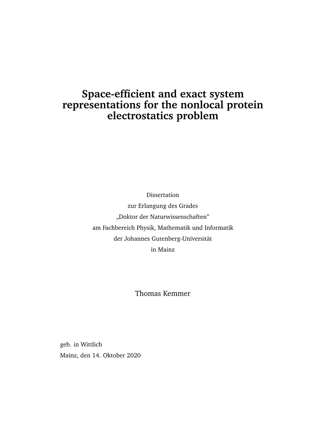 Space-Efficient and Exact System Representations for the Nonlocal