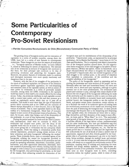 Some Particularities of Contemporary Pro-Soviet Revisionism