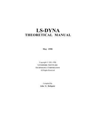 Ls-Dyna Theoretical Manual
