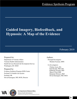 Guided Imagery, Biofeedback, and Hypnosis: a Map of the Evidence
