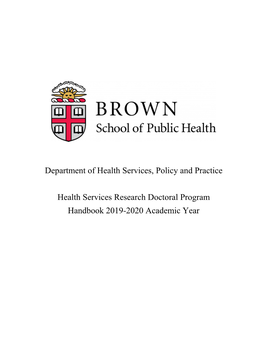 Department of Health Services, Policy and Practice