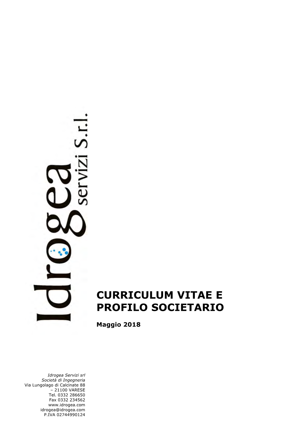 Curriculum Vitae E Profilo Societario