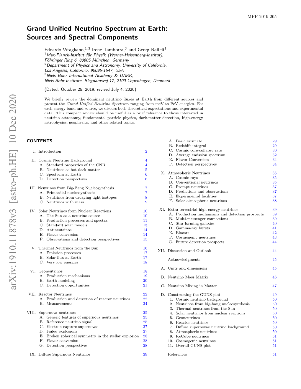 Arxiv:1910.11878V3 [Astro-Ph.HE] 10 Dec 2020 VII