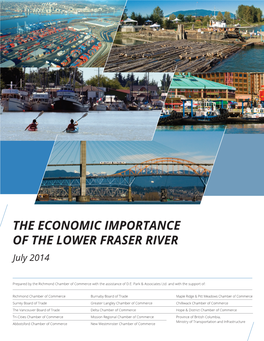 THE ECONOMIC IMPORTANCE of the LOWER FRASER RIVER July 2014