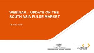 Update on the South Asia Pulse Market