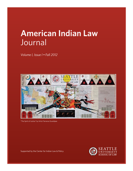 American Indian Law Journal