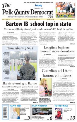 Bartow IB School Top in State Newsweek/Daily Beast Poll Ranks School 4Th Best in Nation