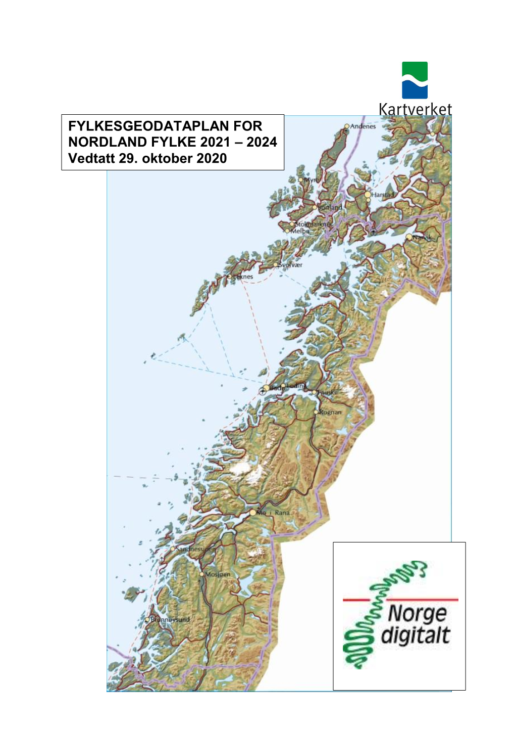 Fylkesgeodataplan for Nordland Fylke 2021-2024