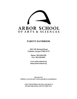 Parent Handbook